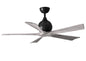 52 Inch Irene-3 three-blade paddle fan. Multiple Size and Finish Options to choose from. Matte Black / Barnwood Tone Finish / 52 Inch