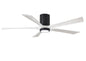 Irene-5HLK Series 60 Inch 5 blade paddle fan. Multiple Finish Options to choose from. Matte Black / Matte White