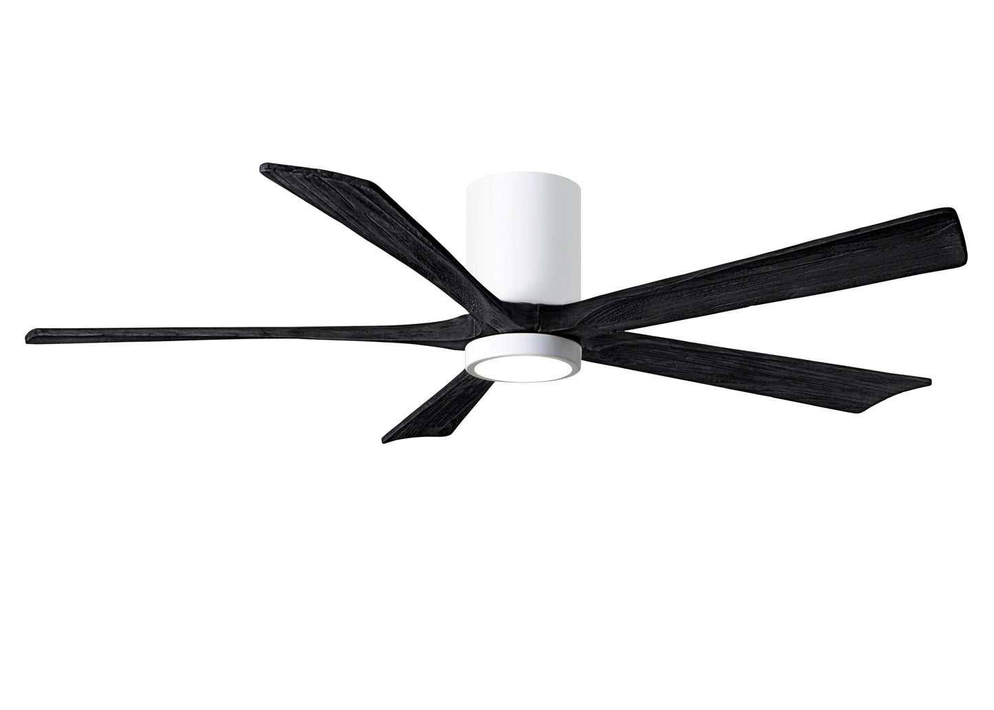 Irene-5HLK Series 60 Inch 5 blade paddle fan. Multiple Finish Options to choose from. Gloss White / Matte Black