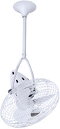 Jarold Direcional ceiling fan. Multiple Finish Options to choose from. Gloss White / White Finish / 13 Inch
