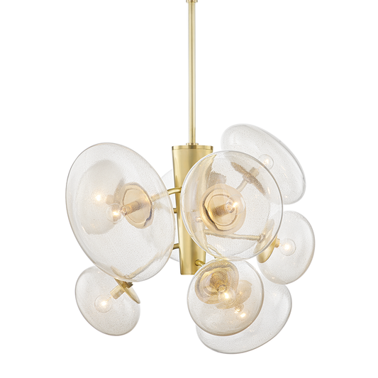 Opera Chandelier with Aged Brass Finish