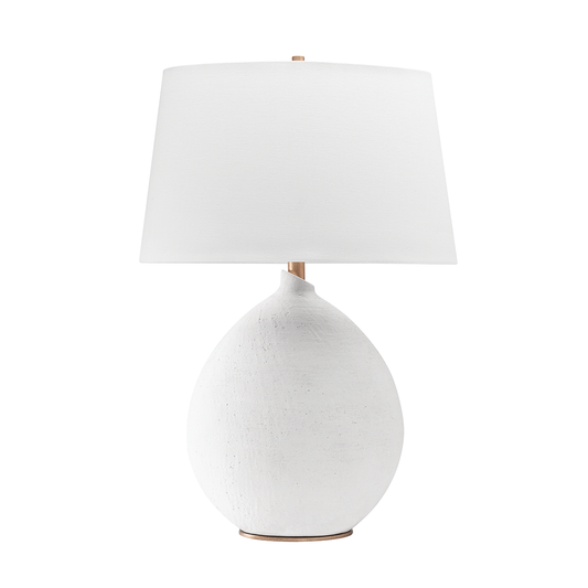 Denali Table Lamp with White Finish