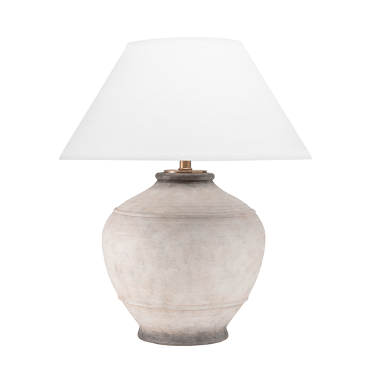 Malta Table Lamp with Ash Finish