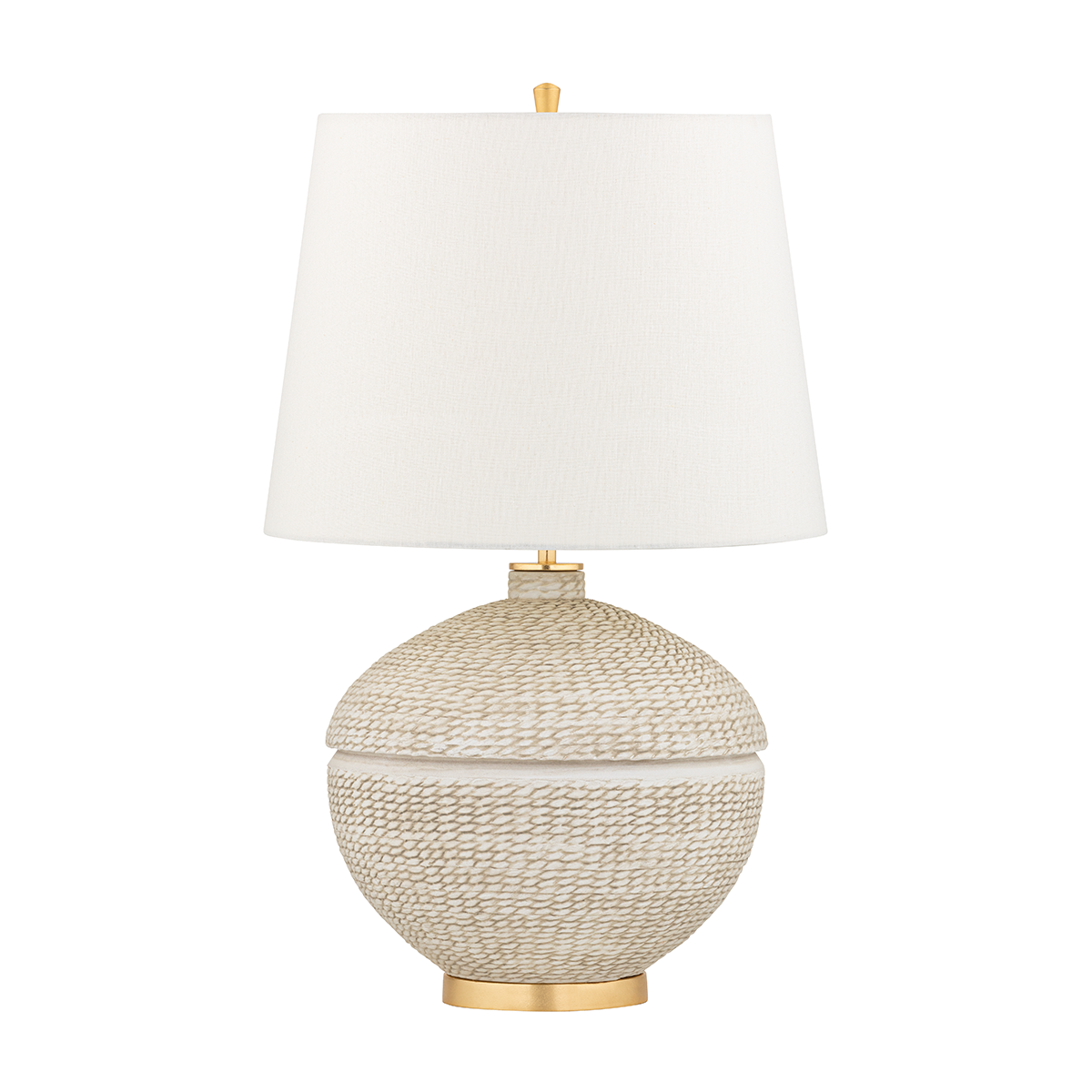 Katonah Table Lamp with Gold Leaf Finish