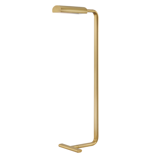 Renwick Floor Lamp with Aged Brass Finish