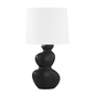 Kingsley Table Lamp with AGED BRASS/CERAMIC SATIN BLACK Finish