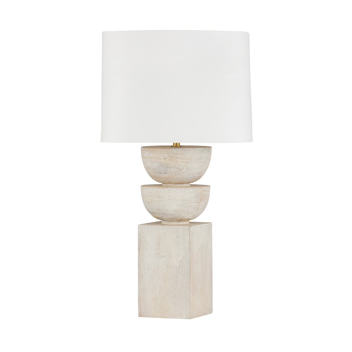 GARDINER Table Lamp with Aged Brass Finish