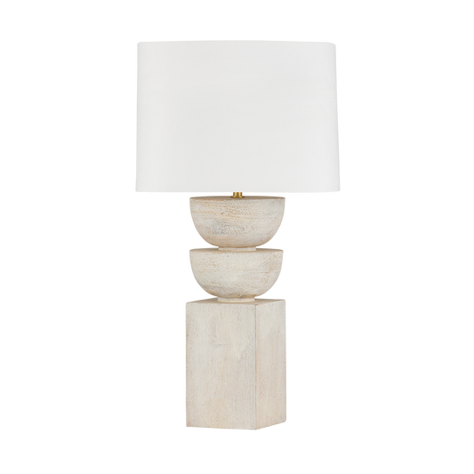 GARDINER Table Lamp with Aged Brass Finish