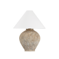 RUMBROOK TABLE LAMP with AGED BRASS/CERAMIC ANCIENT TEXTURE Finish