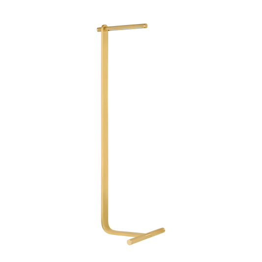 DEPTFORD Floor Lamp with Aged Brass Finish