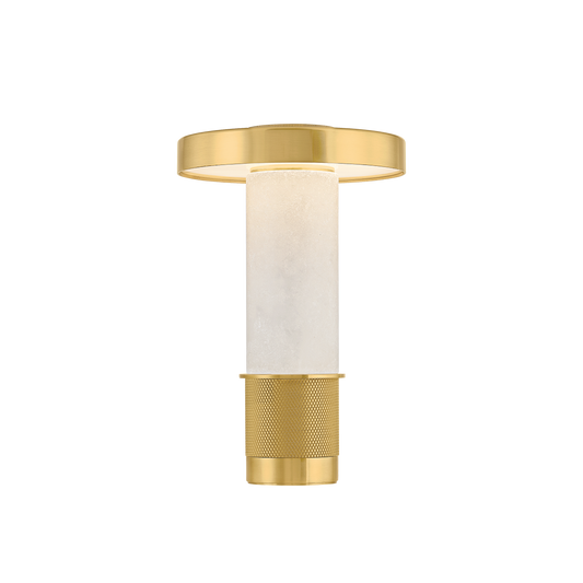 SEFTON Rechargeable Table Lamp with Aged Brass Finish