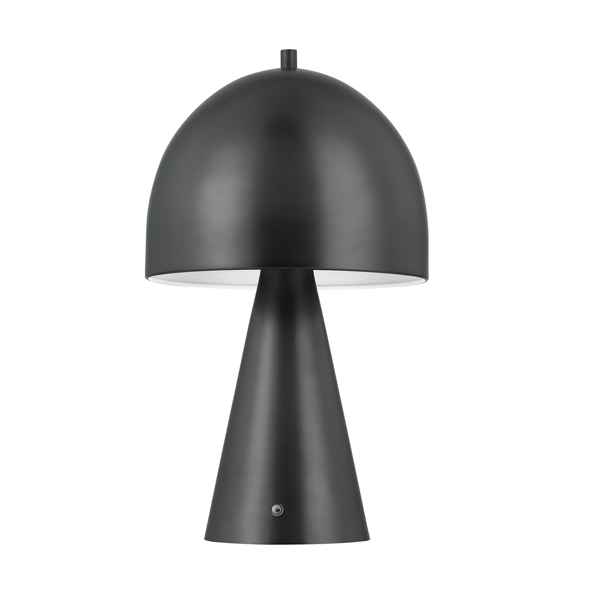 HOPKINTON Rechargeable Table Lamp with Distressed Bronze Finish