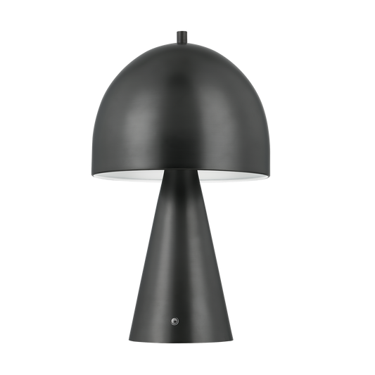 HOPKINTON Rechargeable Table Lamp with Distressed Bronze Finish