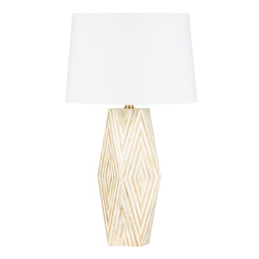 SYRACUSE Table Lamp with Aged Brass Finish