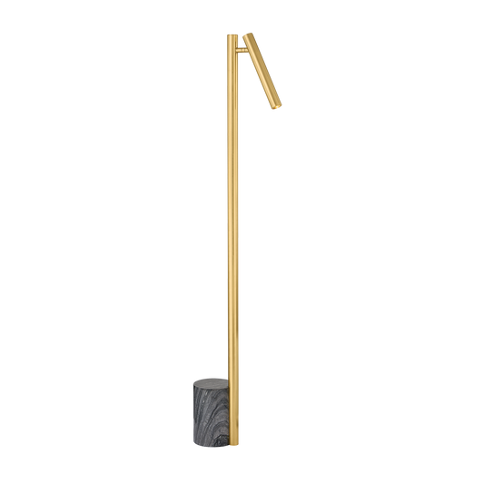 CIRCLEVILLE Floor Lamp with Aged Brass Finish