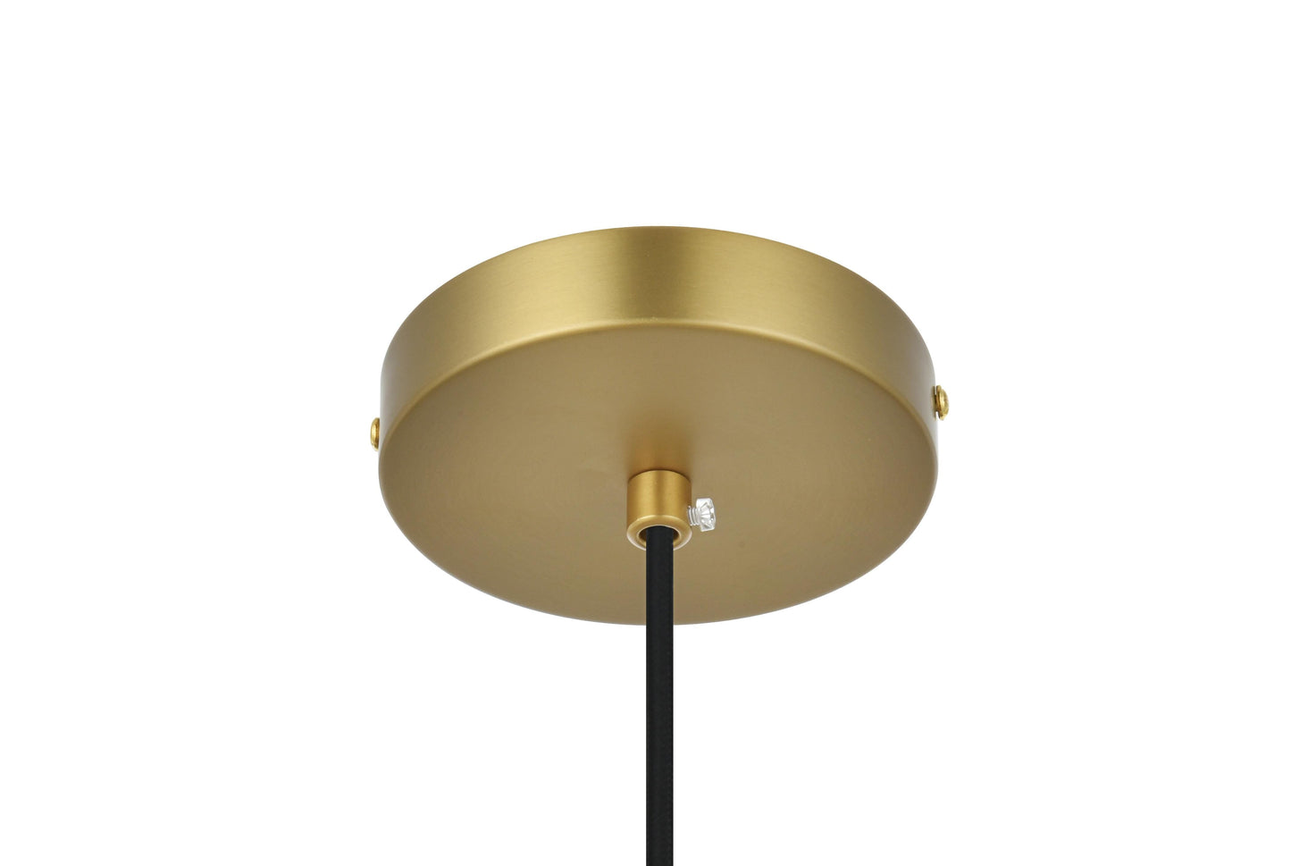 Kenna 6.5 Inch Pendant Clear Shade in Satin Gold