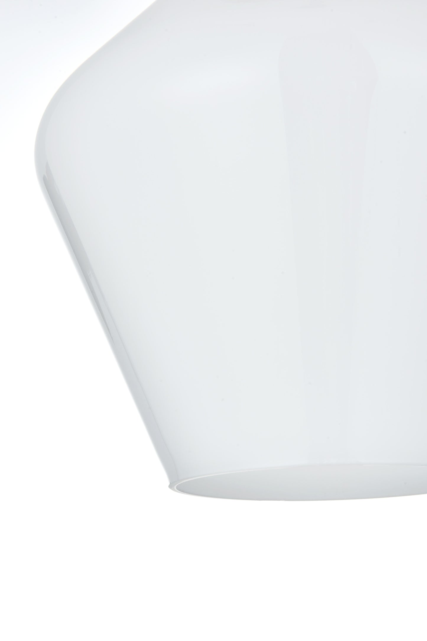 Gene 8 Inch Flush Mount Frosted White Shade in Satin Gold