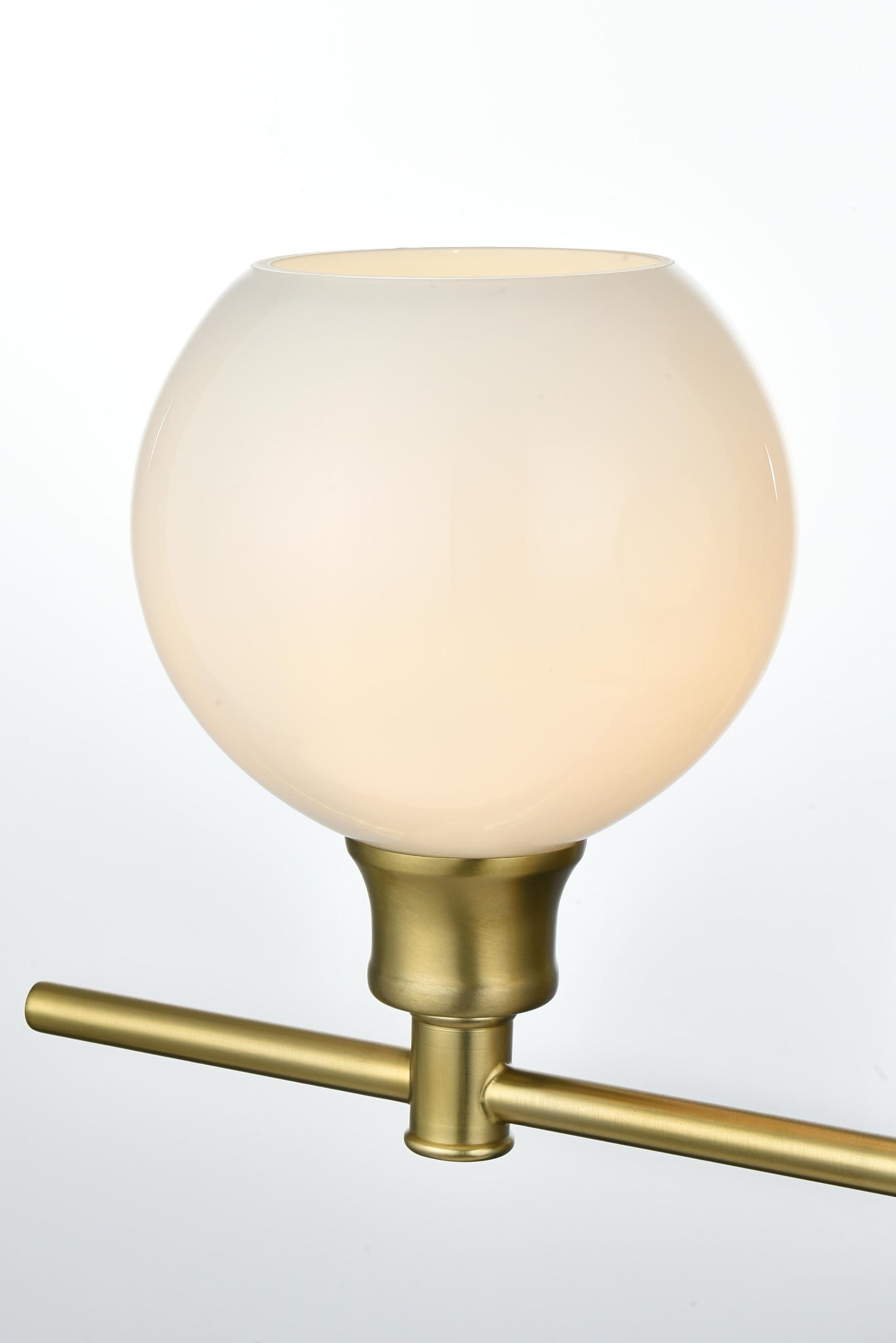 Collier 2 Light Satin Gold and Frosted White Glass Wall Sconce