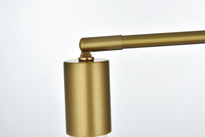 Zane 21.5 Inch Flush Mount in Satin Gold