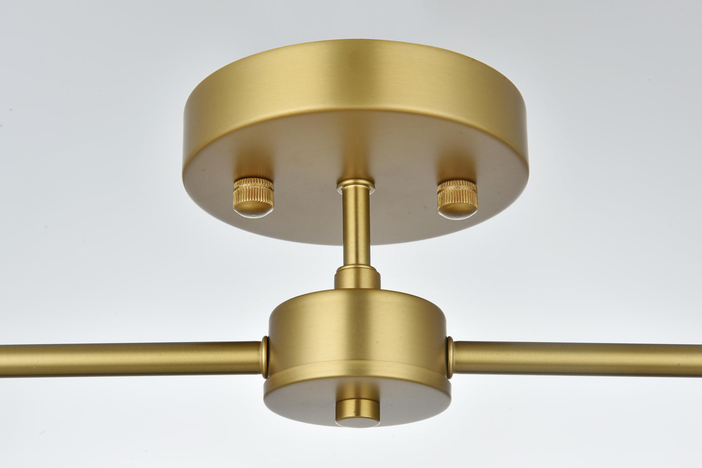 Zane 21.5 Inch Flush Mount in Satin Gold