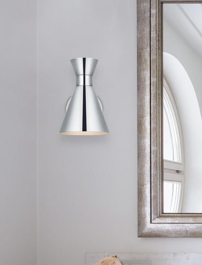 Halycon 6 Inch Wall Sconce in Chrome