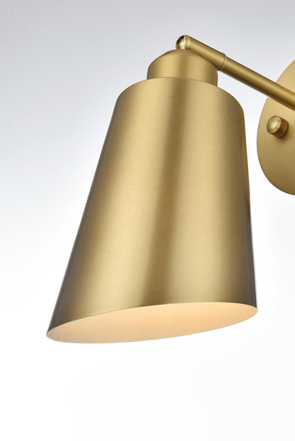 Halycon 5 Inch Wall Sconce in Satin Gold
