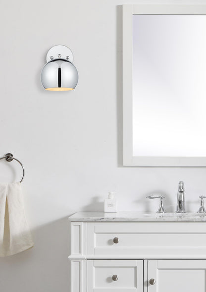 Othello 6 Inch Wall Sconce in Chrome