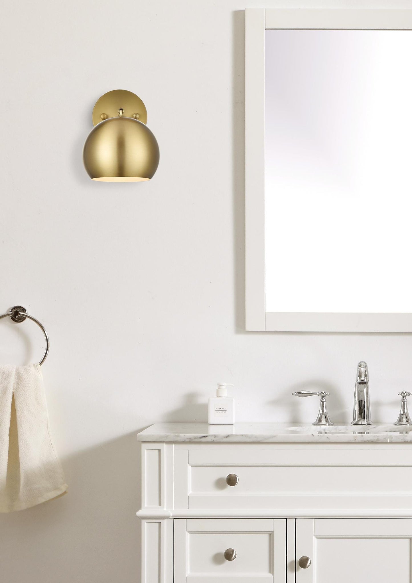 Othello 6 Inch Wall Sconce in Satin Gold