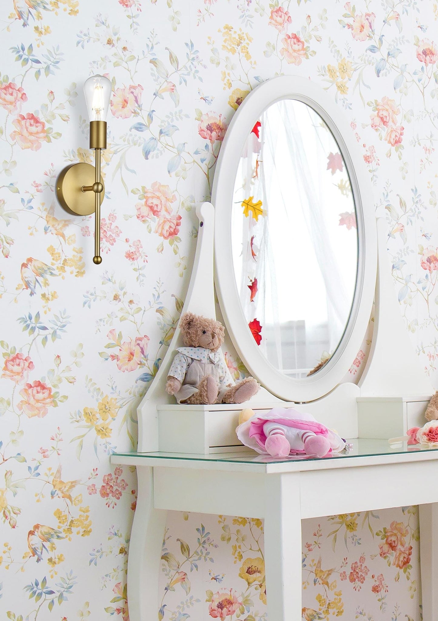 Keely 4.5 Inch Wall Sconce in Satin Gold