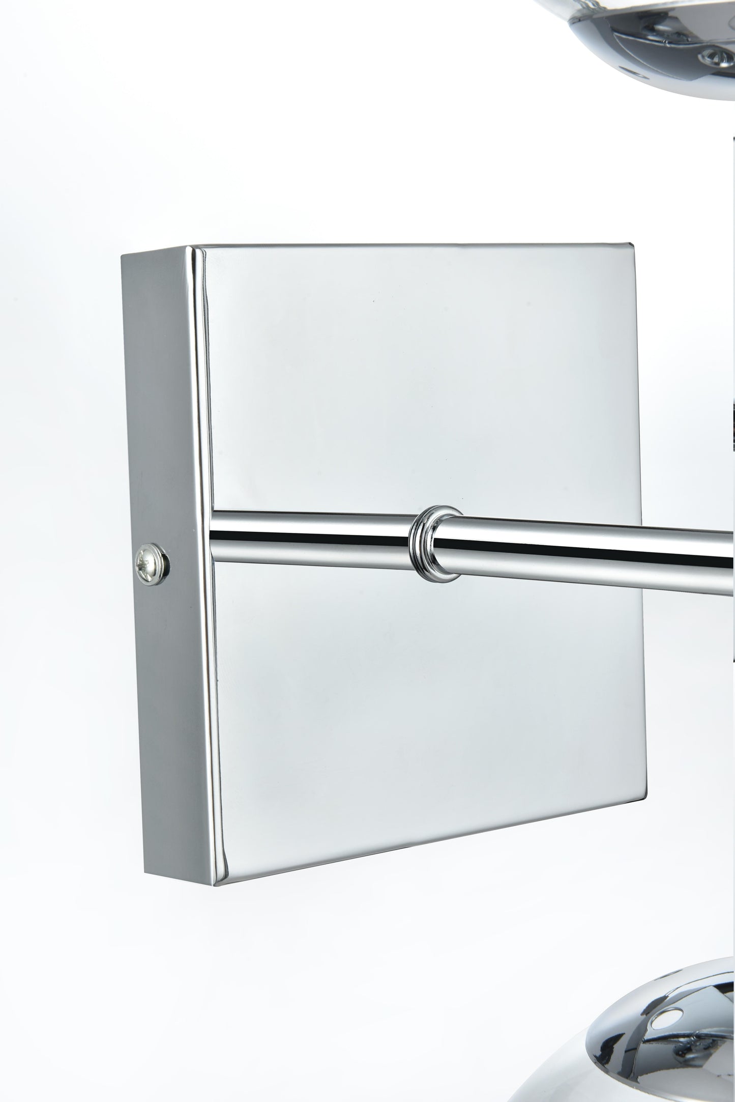 Neri 6 Inch Wall Sconce Clear Shade in Chrome