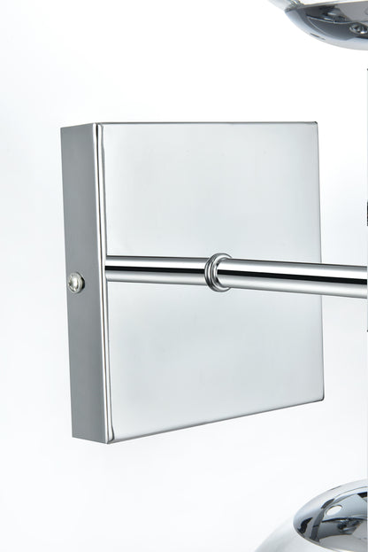 Neri 6 Inch Wall Sconce Clear Shade in Chrome