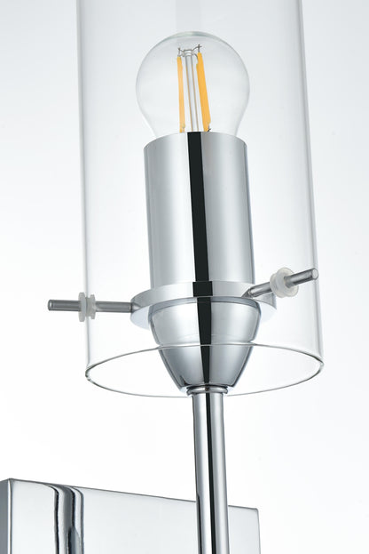 Elsreth 4.5 Inch Wall Sconce Clear Shade in Chrome