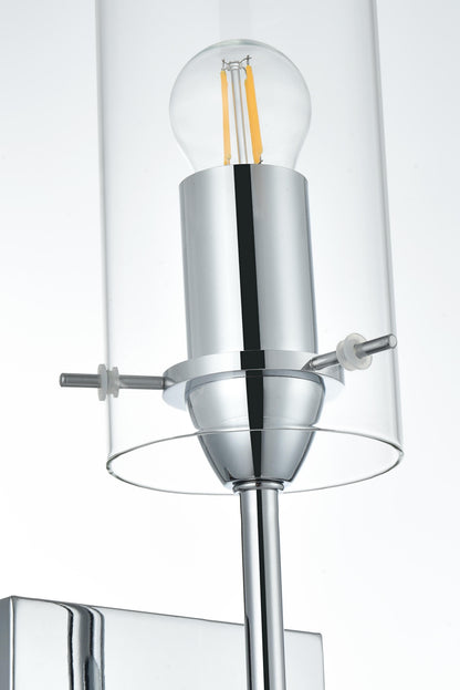 Elsreth 4.5 Inch Wall Sconce Clear Shade in Chrome