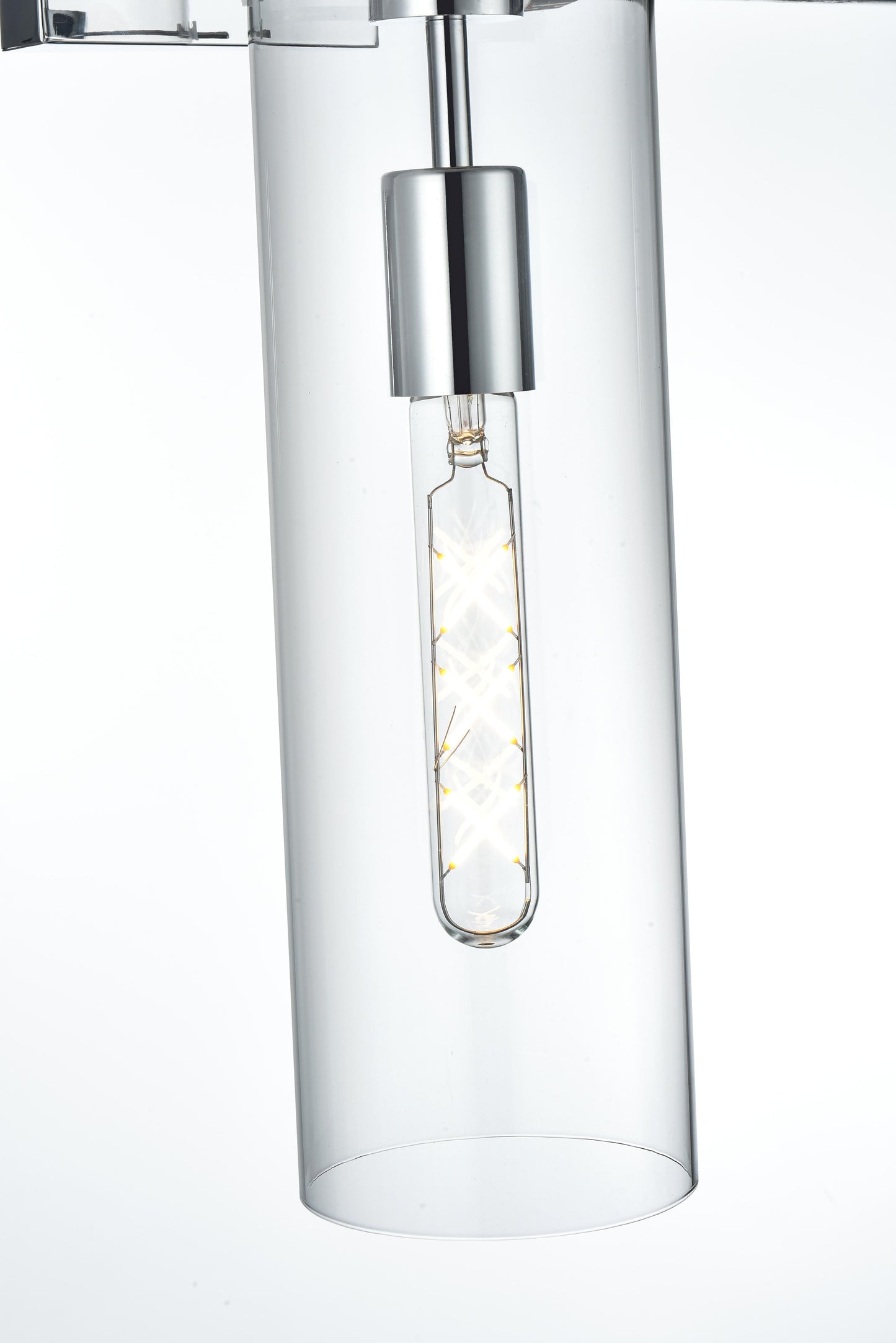 Savant 4.5 Inch Wall Sconce Clear Shade in Chrome