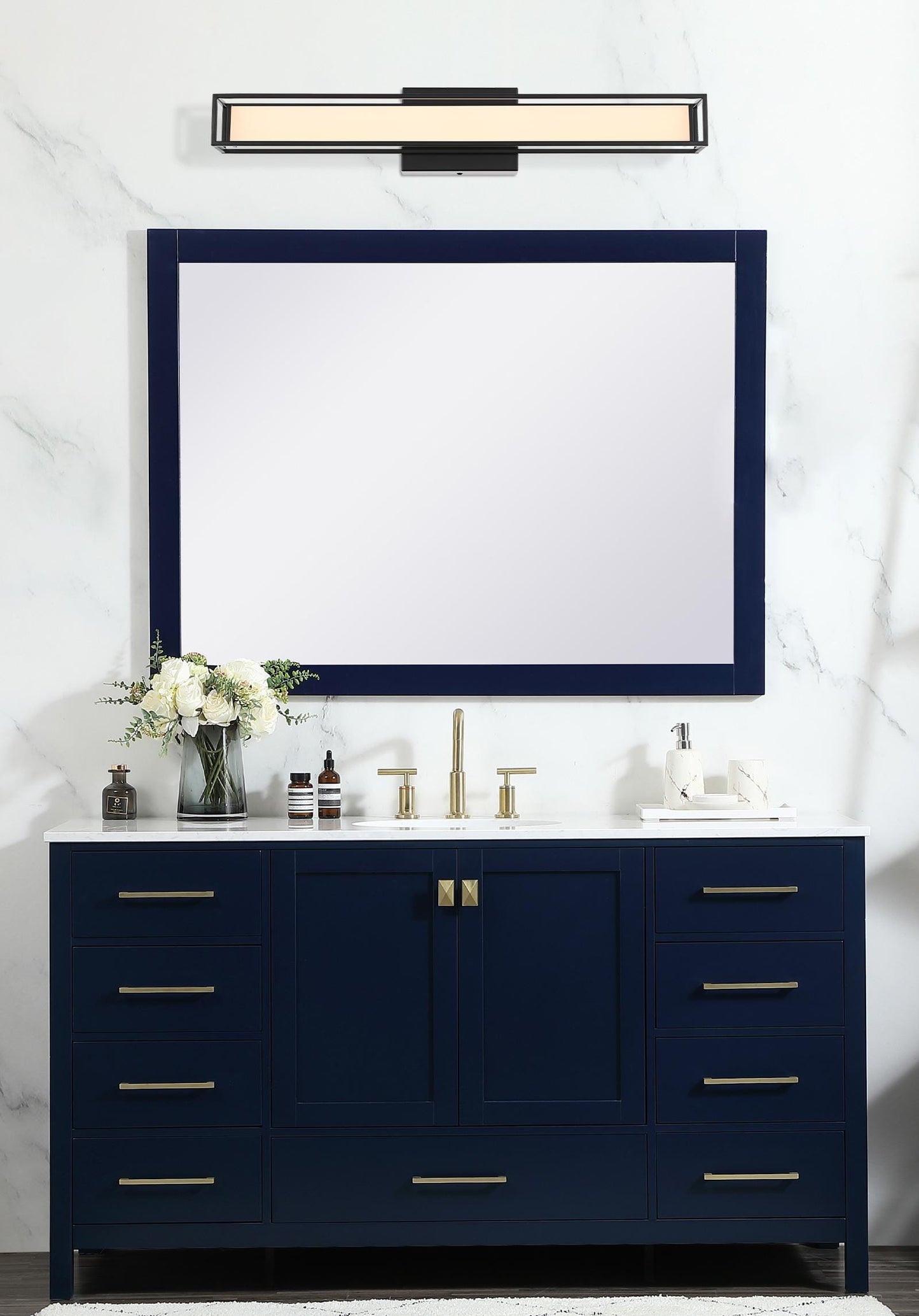 Aden 24 inch LED Wall Sconce in Black