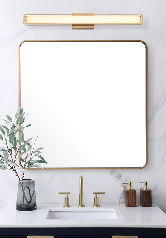 Aden 31 inch LED Wall Sconce in Satin Gold