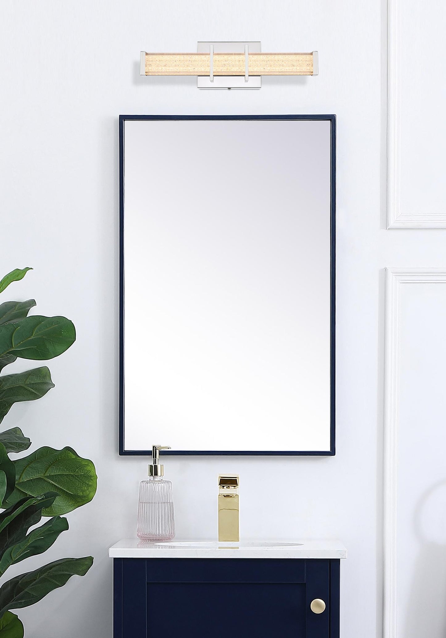 Ivaan 16 inch LED Wall Sconce in Chrome