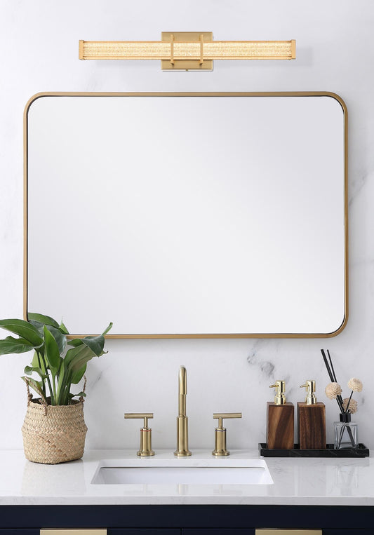 Ivaan 24 inch LED Wall Sconce in Satin Gold