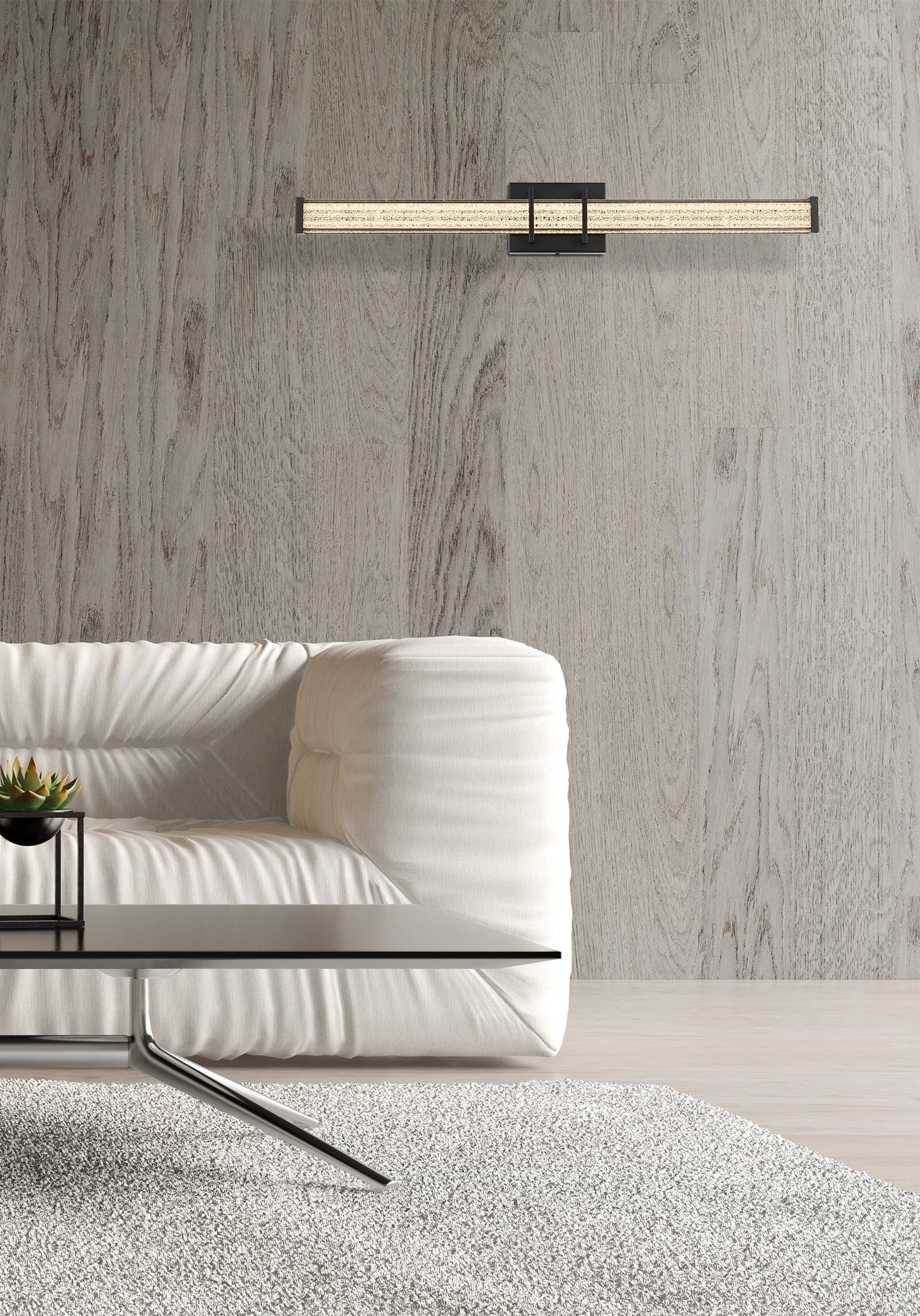 Ivaan 31 inch LED Wall Sconce in Black