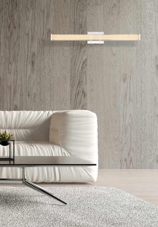 Ivaan 31 inch LED Wall Sconce in Chrome