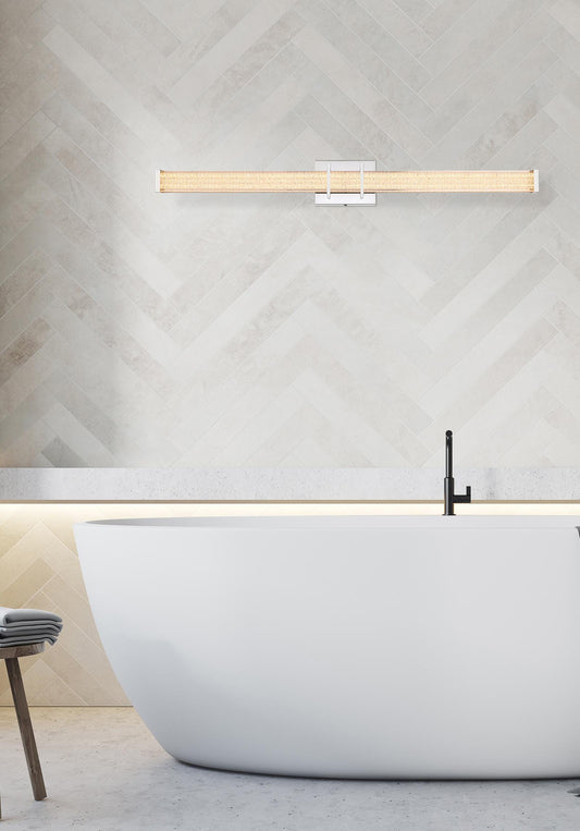 Ivaan 36 inch LED Wall Sconce in Chrome