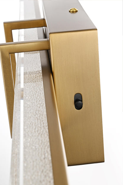 Ivaan 36 inch LED Wall Sconce in Satin Gold