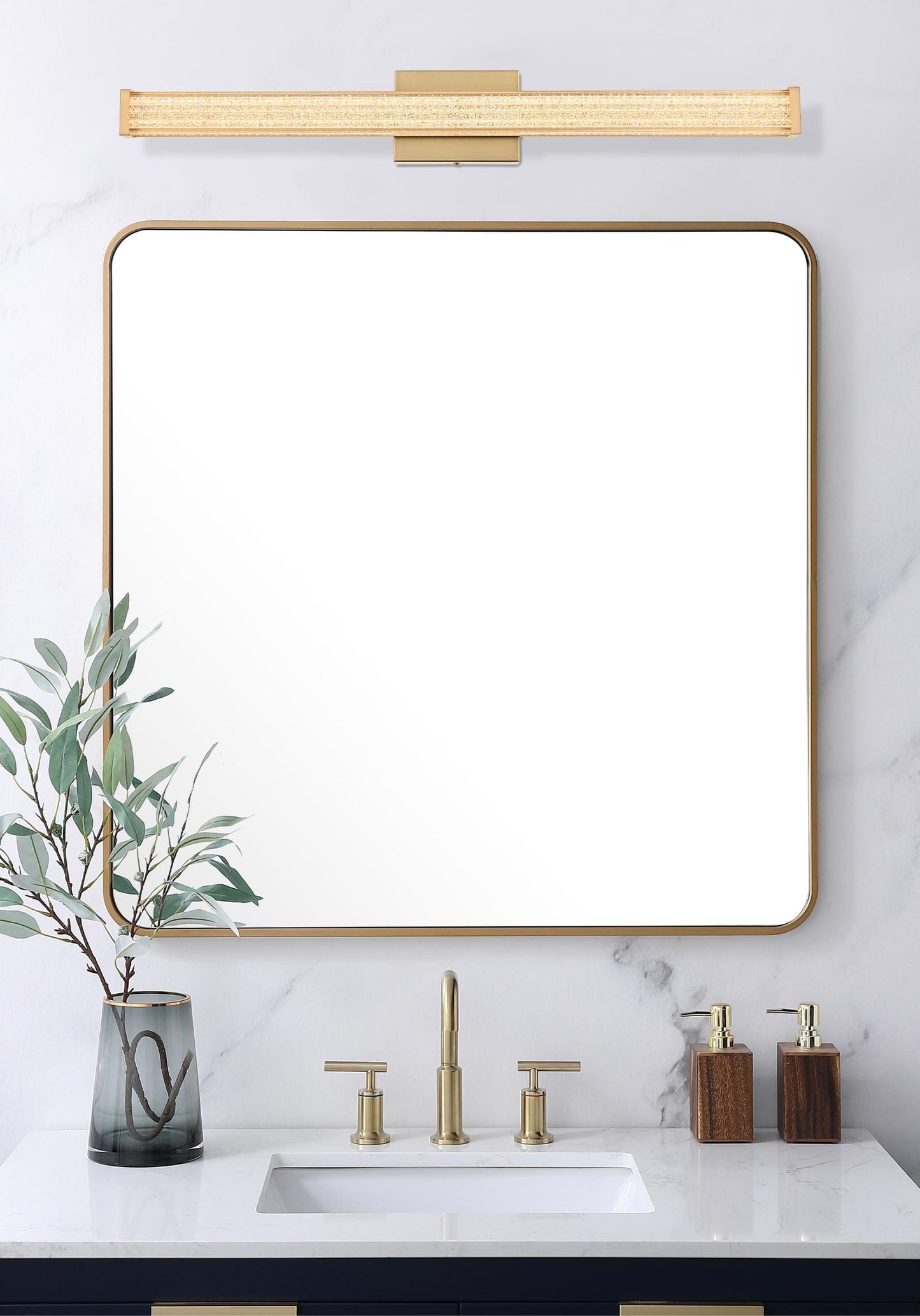 Jaxx 31 inch LED Wall Sconce in Satin Gold