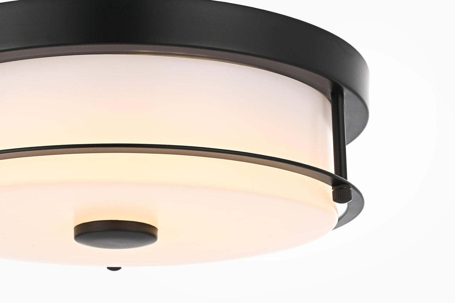 Kolson 12 inch LED Flush Mount in Black