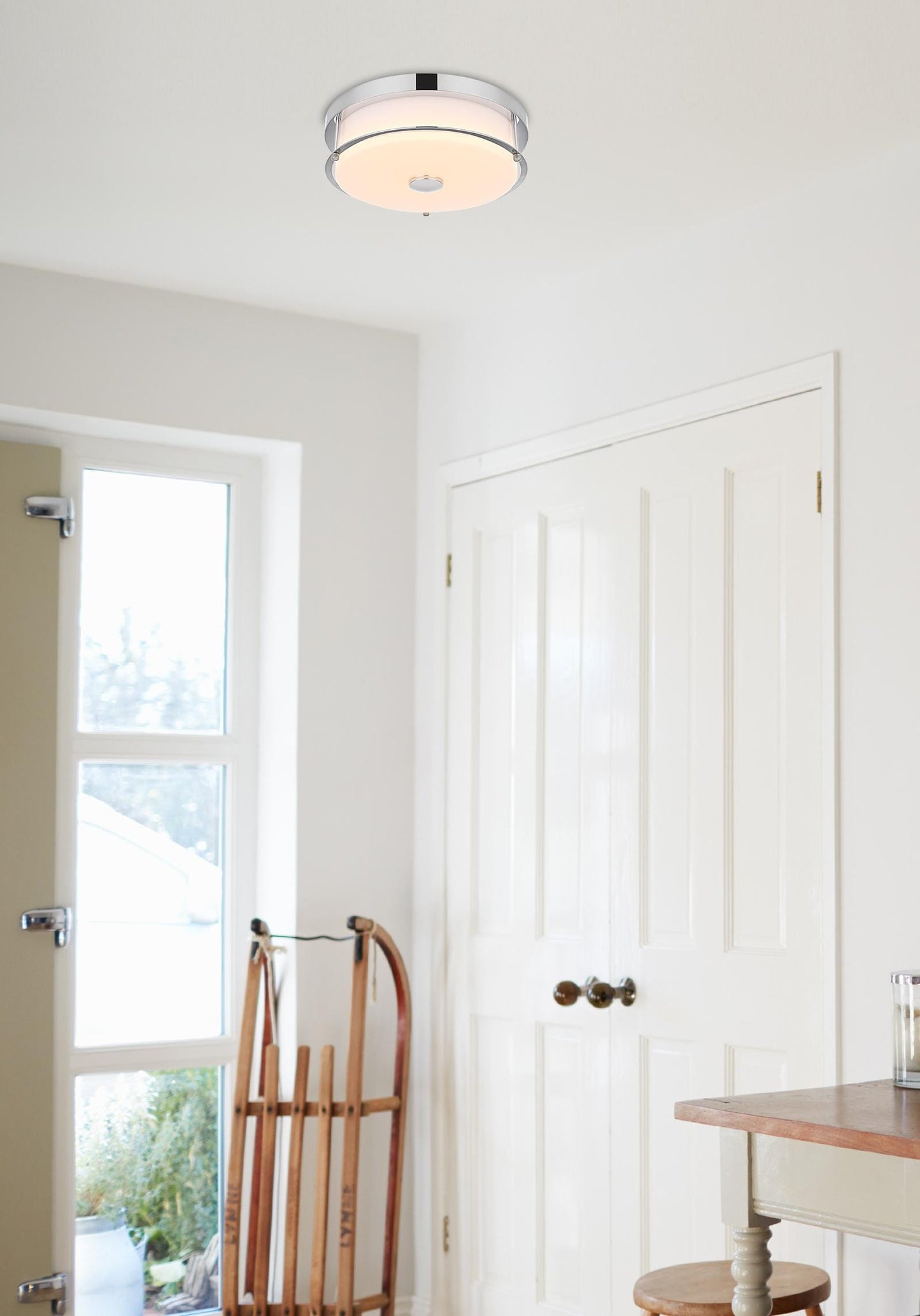 Kolson 12 inch LED Flush Mount in Chrome