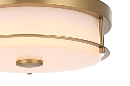 Kolson 12 inch LED Flush Mount in Satin Gold