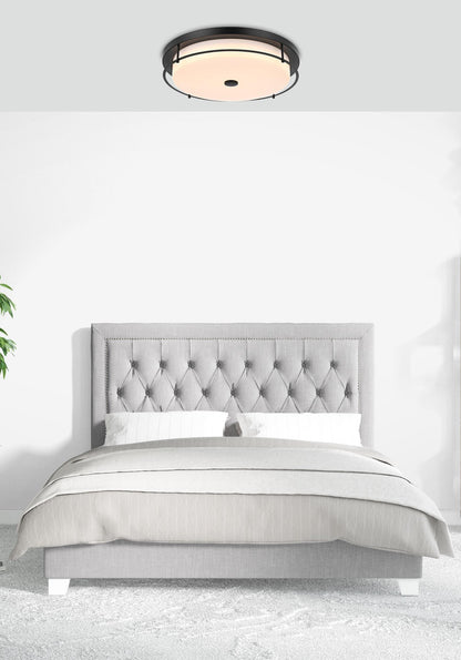 Kolson 20 inch LED Flush Mount in Black