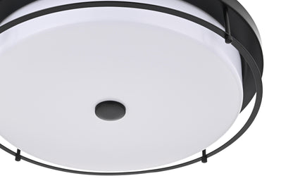 Kolson 20 inch LED Flush Mount in Black