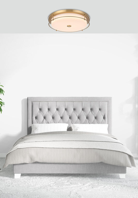 Kolson 20 inch LED Flush Mount in Satin Gold