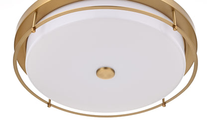 Kolson 20 inch LED Flush Mount in Satin Gold